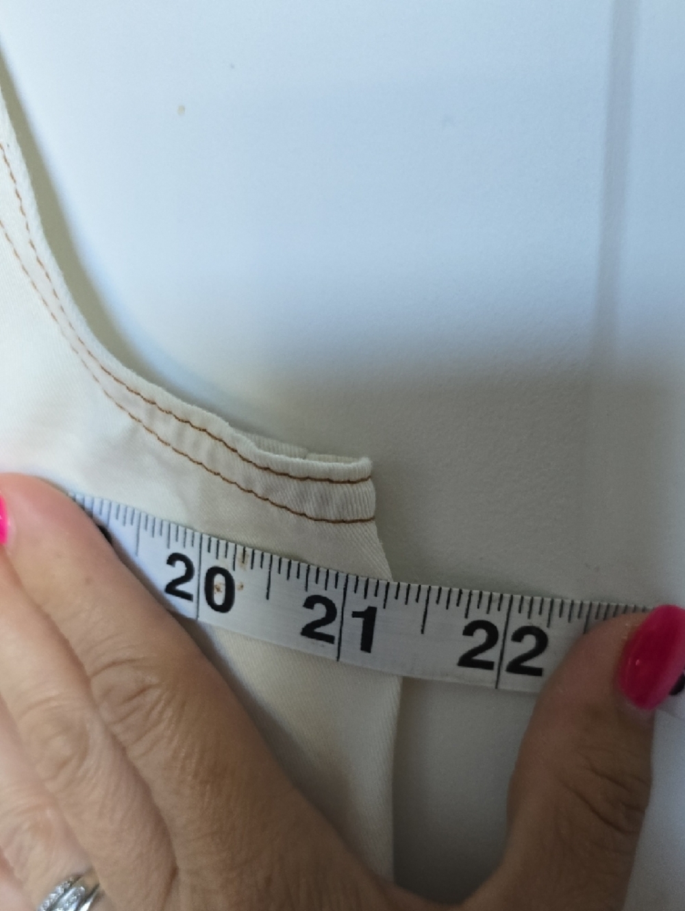 Dickies Off-White Canvas Overall Dress - Picture 4 of 4
